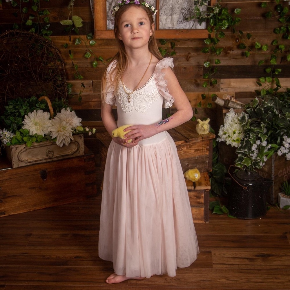 Dollcake pink ruffle dress size 6